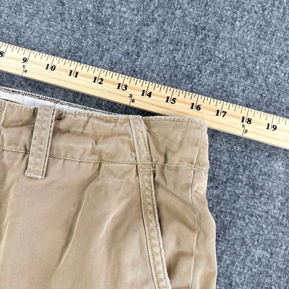 Polo Ralph Lauren Mens Tan Khaki Chino Shorts 33 Cotton Twill Casual Classic